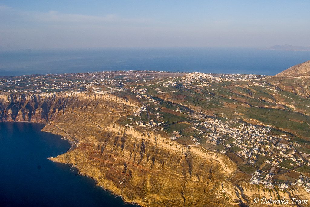Santorini from above | DubeFranz | Flickr