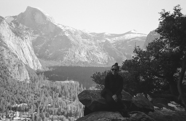 Hiking in Yosemite / Kodak Tmax 100 / Nikon L35AF