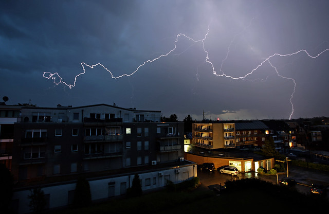 Gewittersturm ueber Geilenkirchen, 10 Juni 14, zwischen 04 und 05h, 17