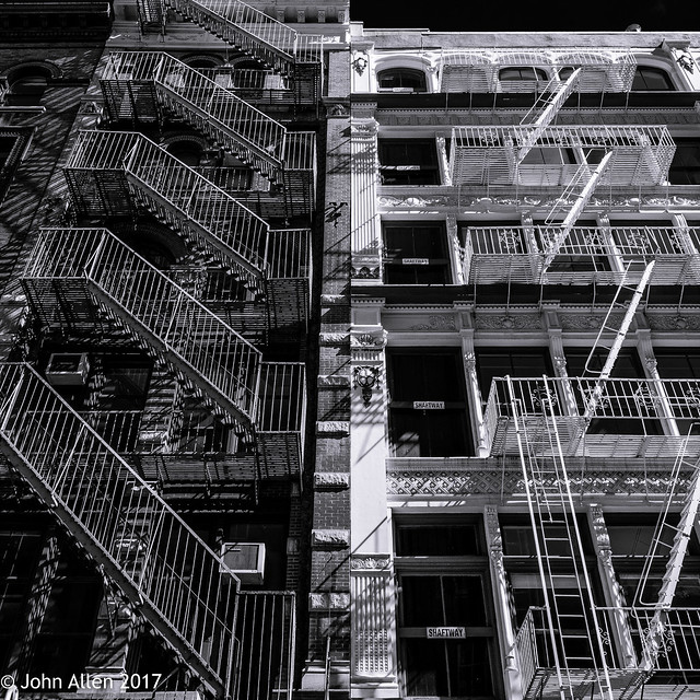 Greenwich Village Stair Down