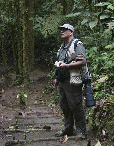 George Cruz  birdwatching at forest. | by George Cruz // www.sanjorgeecolodges.com