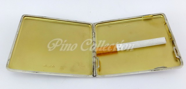 PORTASIGARETTE ARGENTO W&H 1929_Antique Silver Cigarette Case_05
