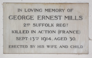 Killed in Action (France) - erected by his wife and child