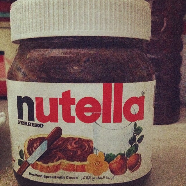 #nutella #love #bread #chocolate #spread #instadaily #instagood #instaphoto
