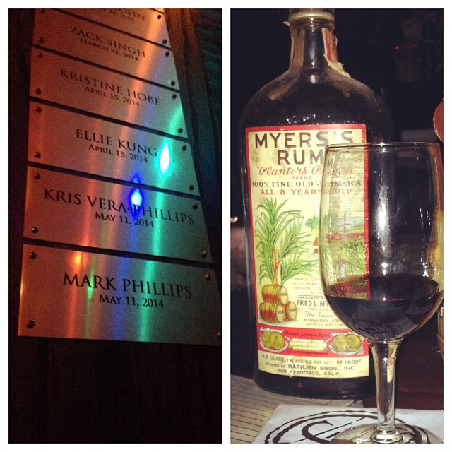#100happydays Writing on the #rum wall @smugglerscovesf! http://brain.queenkv.org/2014/07/20/100-happy-days-wall/ Celebrated w/ 1938 rum from #Jamaica. NOM! #kvphappy #foodspotting #kvpinmybelly