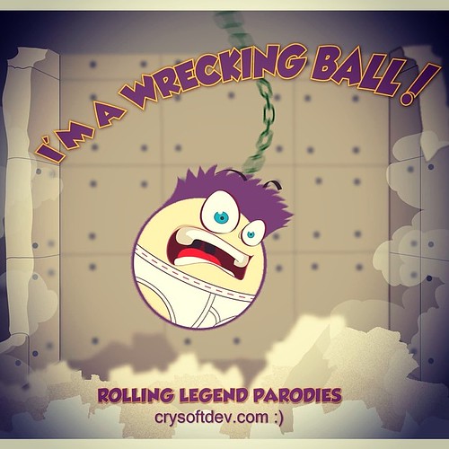 #johnnymarble is the one and only original wrecking ball :D Come to #rollywood to meet him soon in #rollinglegend #gamedev #indiegames #ios #android #wp8 | by gawenary