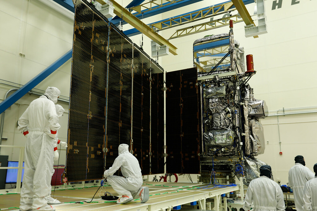 GOES-S Solar Array Deployment