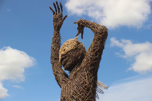Stackpole Wicker Statue wickerman | Wicker statue - Glastonbury 2014 | Pete Wild | Flickr