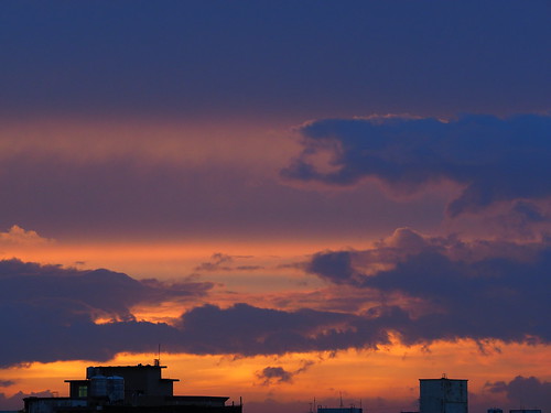weather 天氣 2014 07 jul 七月 颱風 typhoon 夕照 glow 晚霞 日落 sunset dusk