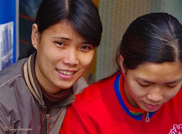 Young women in Hanoi