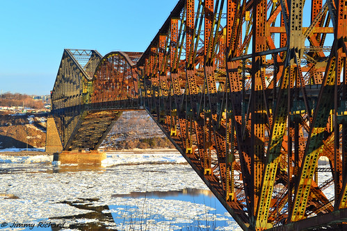 quebec bridge ice stlawrence river pont fleuve stlaurent glace melting fonte chaudièreappalache