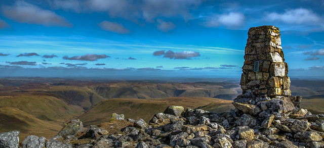 View from the Summit of Aran Fawddwy, Wales