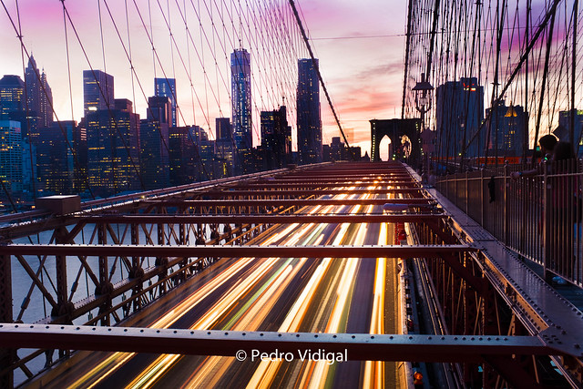 Brooklyn Bridge sunset - a photo on Flickriver
