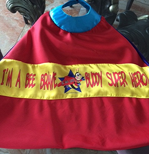Bee Brave Buddies Capes for Childhood cancer kiddies