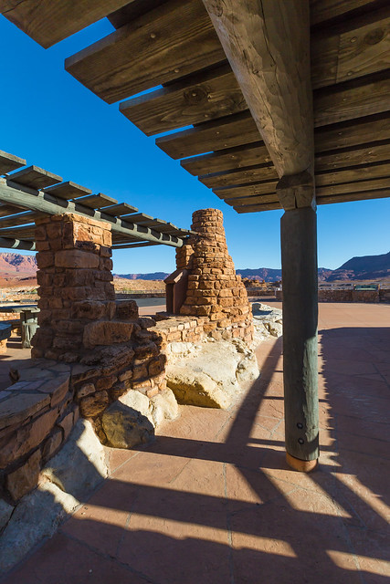 Wayside Observation Shelter Built by the CCC at Navajo Bridge