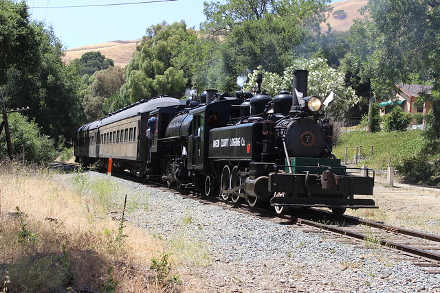 Doubleheaded Steam in Niles Canyon