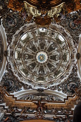 Coupole de la chapelle de Ste Anne (XVIIIe), cathédrale Santa Maria la Blanca (XIIe, XIIIe), Tudèle, La Ribera, Communauté Forale de Navarre, Espagne.