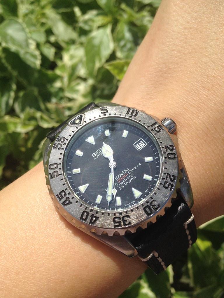 A short life watch - Seiko SCVF001 4S15-7000 Titanium Scub… | Flickr