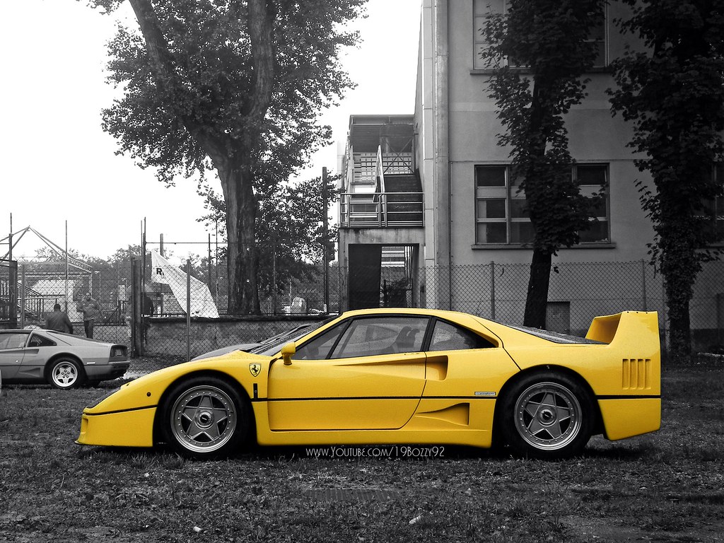 Giallo, Yellow Ferrari F40 Facebook Page  Channel In…