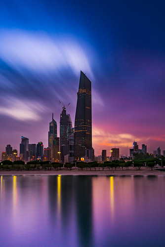 nikon d810 kuwait kuwaitcity malqatam muhammadalqatam long exposure lee filters big stopper sunset blue hour alhamra tower