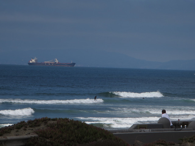 Surfers at Ocean Beach, San Francisco (2014)