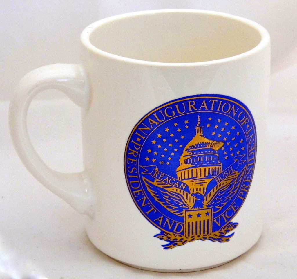 Souvenir Coffee Mug - Reagan/Bush Inauguration, Washington… | Flickr