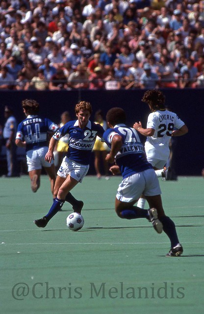 Whitecaps vs Cosmos 1979 Alan Ball, Carl Valentine, Kevin Hector and Marc Liveric