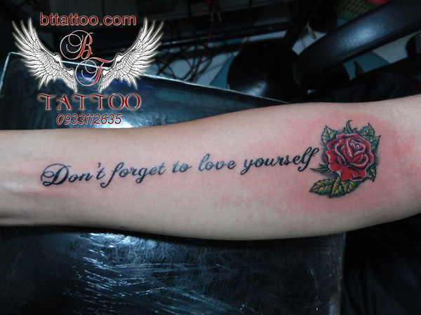 Love Yourself Temporary Tattoo | EasyTatt™