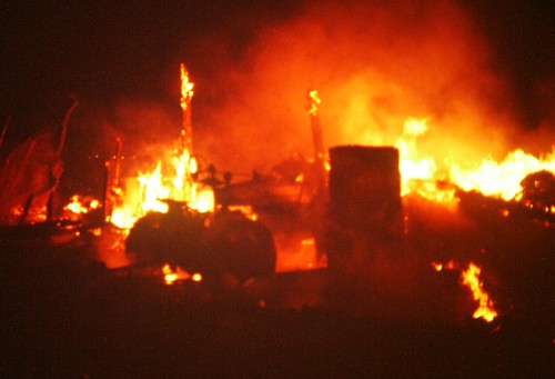 Champaign County Barn Fire | by Gary Lee Todd, Ph.D.