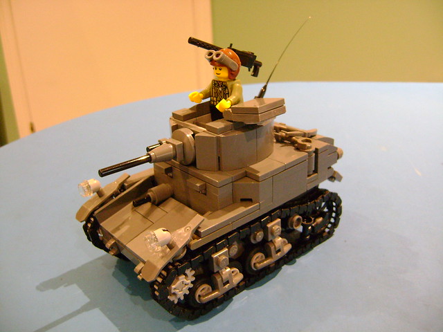 Custom Lego Stuart M3A1 Prototype
