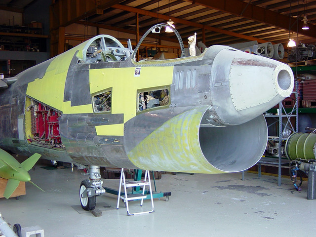 Vought XF8U-1 restoration, 2004