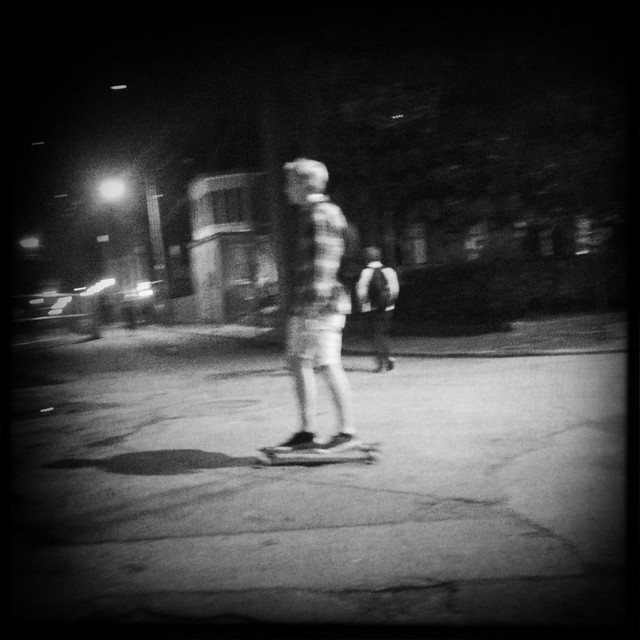 #Skater in the night
