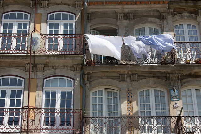 Sheets on the Balcony