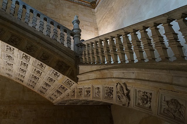 Salamanca. Convento de San Esteban. Escalera de Soto