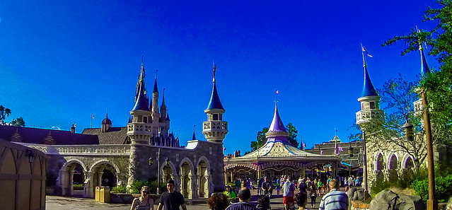 Walt Disney World Carrousel and Castle