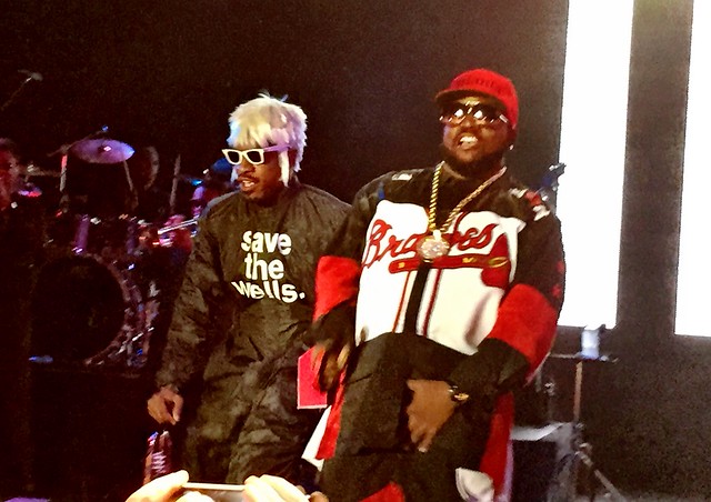 Andre3000 and Big Boi Performing at Advertising Week party