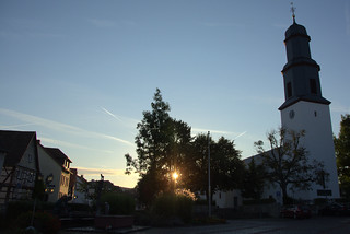 HDR Sunrise at Eschborn Eschenplatz