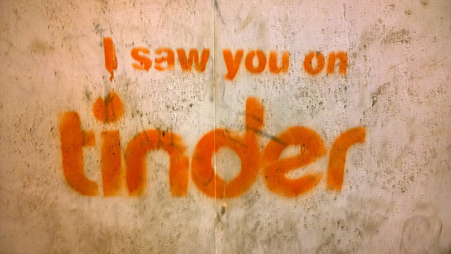 I saw you on Tinder
