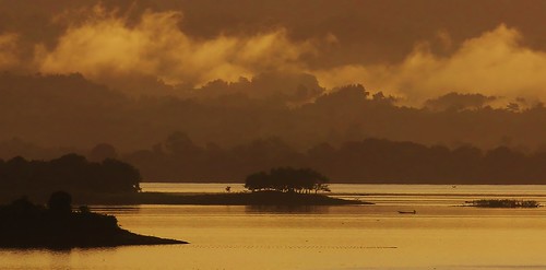 sunlight lake nature water clouds canon landscape island dawn hills bangladesh