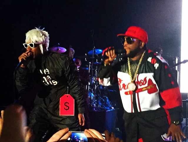 Andre3000 and Big Boi Performing at the Advertising Week Party