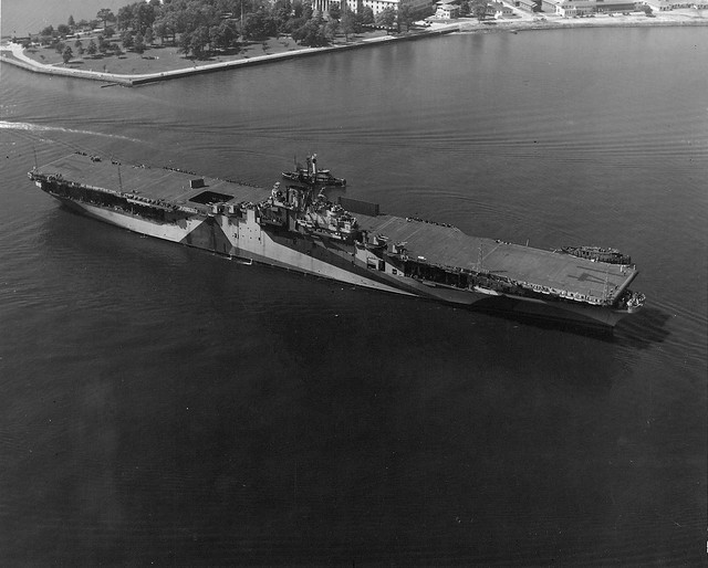 USS Ticonderoga in 1944