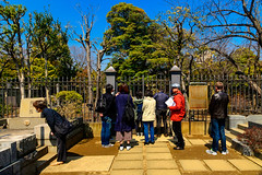Tomb of Yoshinobu Tokugawa (The Last Shogun) in Yanaka Cemetery Garden : 徳川慶喜公墓所（谷中霊園）