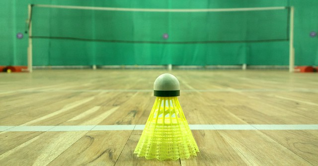 The sport of badminton