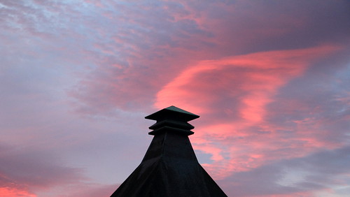 sky clouds sunrise canon eos scotland pagoda distillery moray daybreak morningsky speyside knockando maltings 60d duncantait