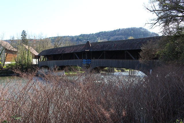 Historische Holzbrücke bei Ennetturgi