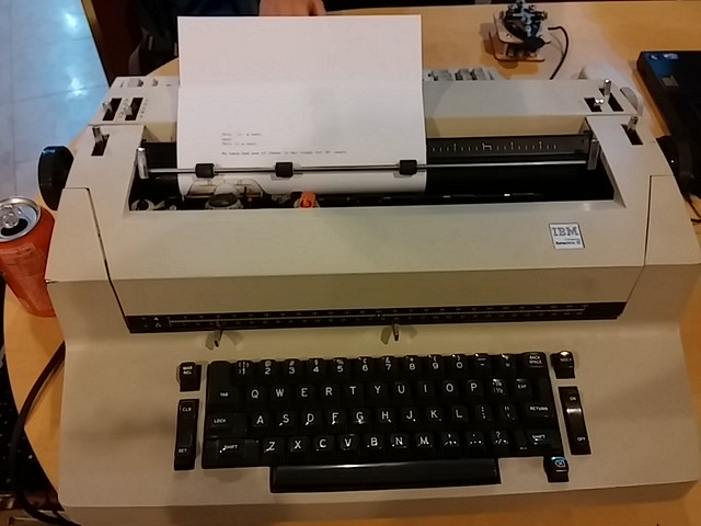 BarCamp Typewriter Con