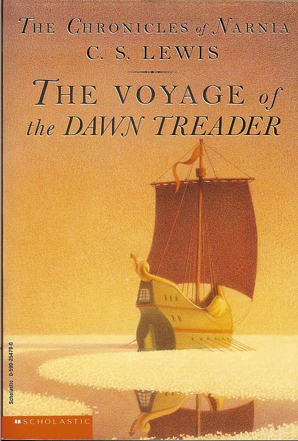 Voyage of the Dawn Treader - C.S. Lewis - cover artist Chris Van Allsburg
