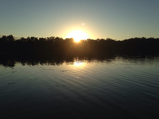 Sunset at the lake
