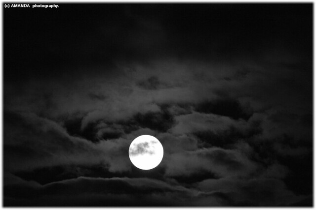 Clouds across the moon.                 Lunar Leeds.