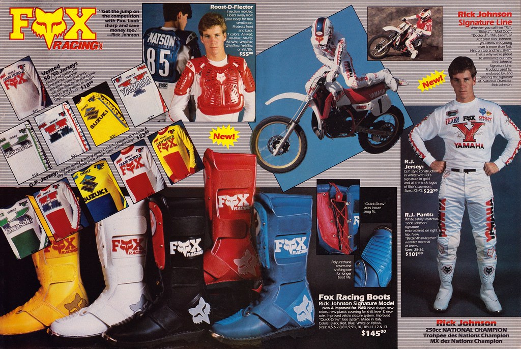 1985 Fox Racing with Ricky Johnson | Tony Blazier | Flickr